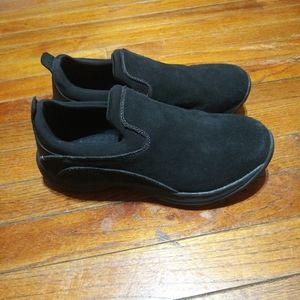 Lands End Slip On Suede Leather Shoes